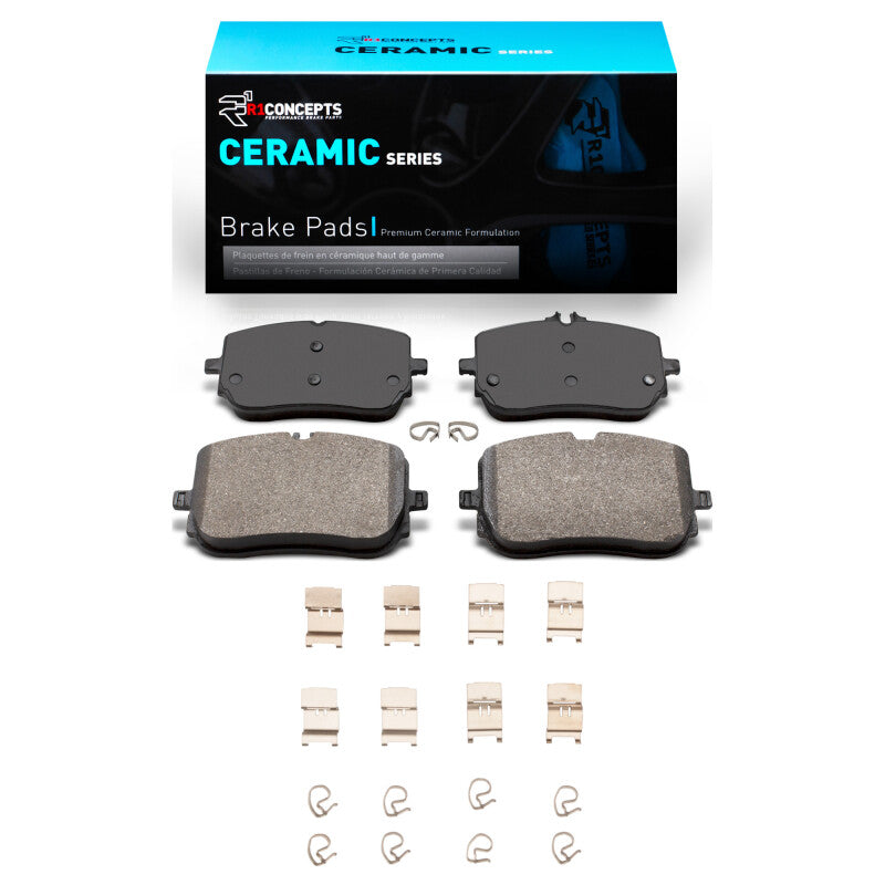 R1 Concepts R1 2019-2026 Mercedes-Benz A220 Front R1 Ceramic Pads & Hardware Kit
