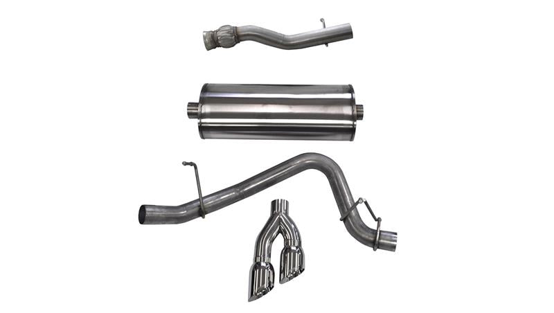 CORSA Performance Corsa 2015-2020 GMC Yukon Denali XL 6.2L V8 3in Cat-Back Single Side Exit Twin 4in Polished Tips