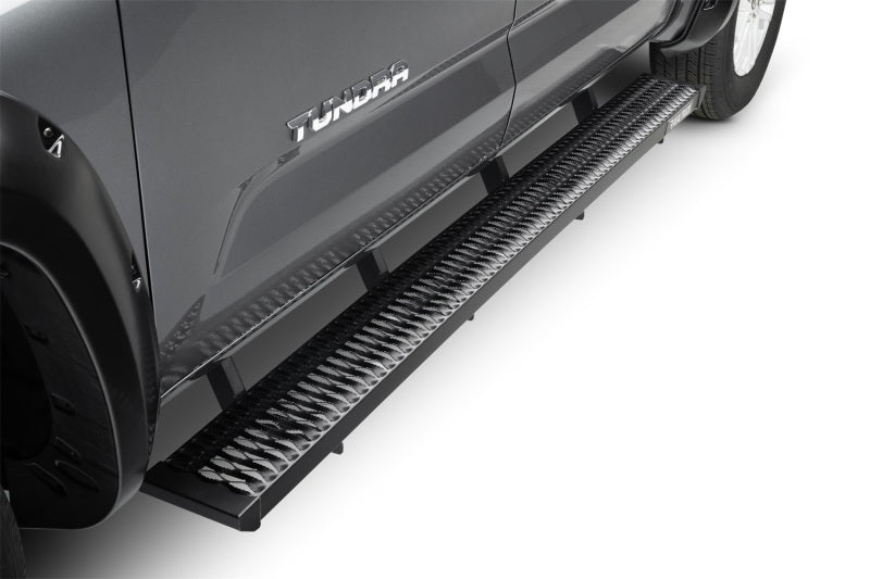 N-Fab Growler Fleet 07-19 Toyota Tundra Crew Cab - Cab Length - Tex. Black