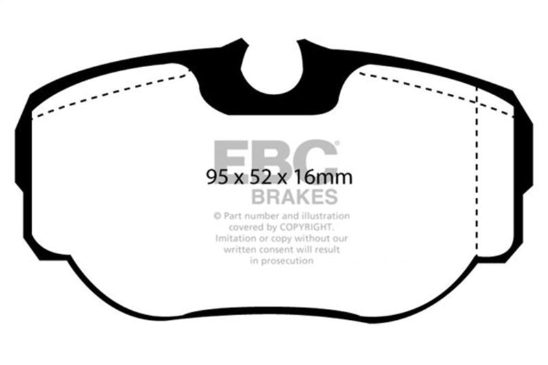 EBC 99-03 Land Rover Discovery (Series 2) 4.0L Ultimax Rear Brake Pads