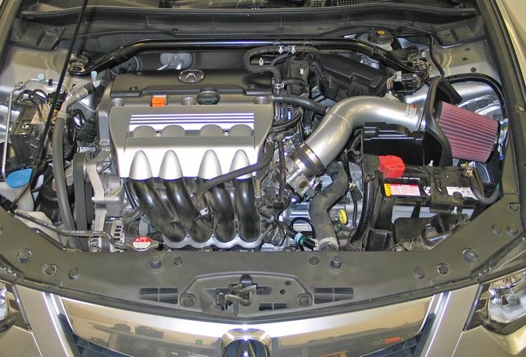 K&N Engineering K&N 09 Acura TSX 2.4L Silver Typhoon Intake