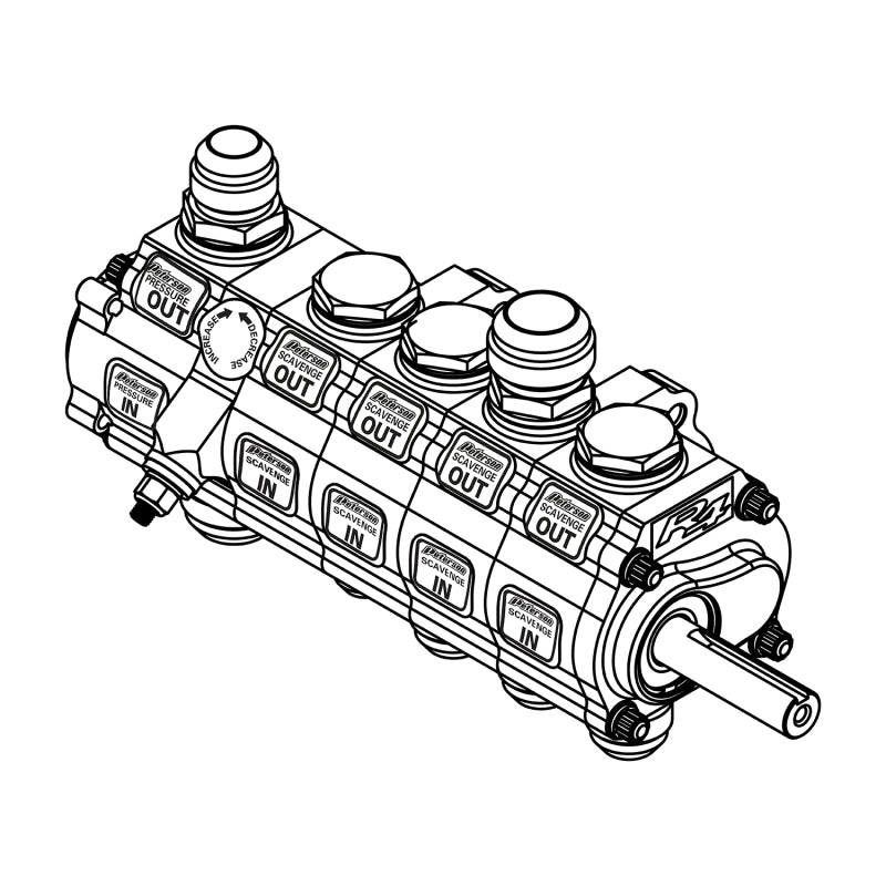 Peterson Fluid Systems R4 5-Stage Oil Pump - BH - Rear Drive