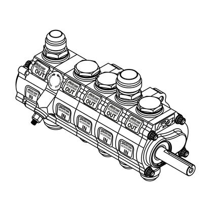 Peterson Fluid Systems R4 5-Stage Oil Pump - BH - Rear Drive