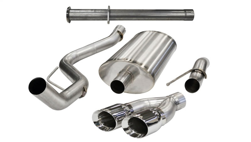 CORSA Performance Corsa 2011-2014 Ford F-150 Raptor 6.2L V8 133in Wheelbase Polished Xtreme Cat-Back Exhaust