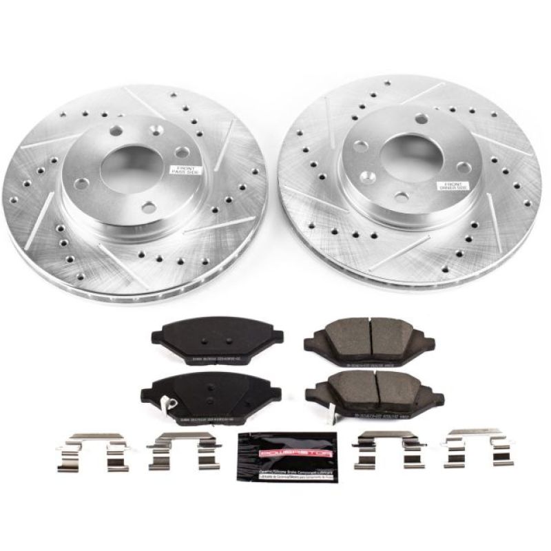 PowerStop Power Stop 16-19 Chevrolet Spark Front Z23 Evolution Sport Brake Kit