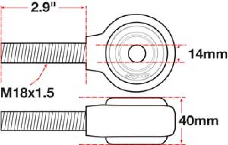 SPC Performance xAxis Rod End Ball Joint