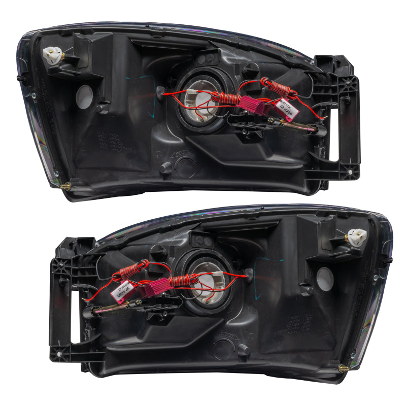 ORACLE Lighting Oracle 07-08 Dodge Ram SMD HL - Black - ColorSHIFT w/o Controller