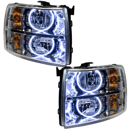 ORACLE Lighting Oracle 07-13 Chevrolet Silverado SMD HL - Round Style - White