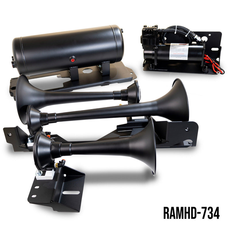 Kleinn Air Horns Kleinn 14-26 Dodge Ram 2500/ 3500 Onboard Air System w/ Model 730 Horns