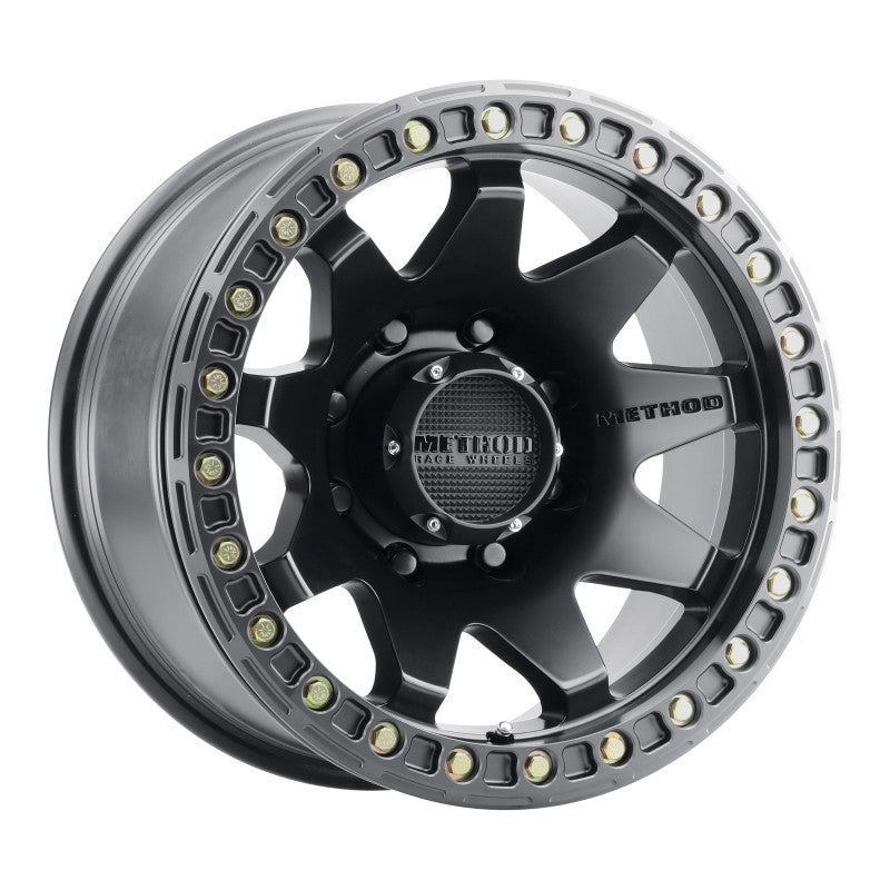 Method Wheels Method MR108 17x9 -44mm Offset 8x6.5 130.81mm CB Matte Black w/BH-H24125-38 Wheel