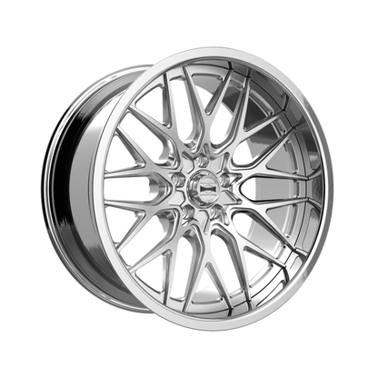 Ridler Wheels Ridler 681 22x10.5 / 5x127 BP / 10mm Offset / 83.82mm Hub Brushed w/ Polished Lip Wheel