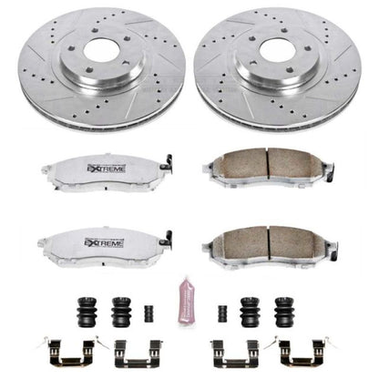 PowerStop Power Stop 11-14 Nissan Murano Front Z26 Street Warrior Brake Kit