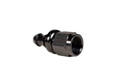 Fleece Performance Universal -6AN Straight to Hose Barb - Black