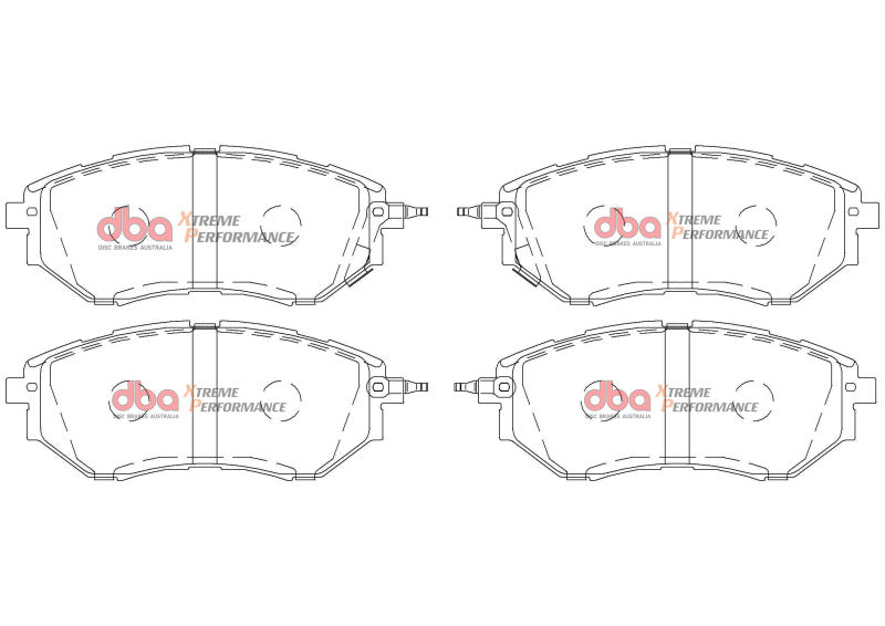 DBA 05-08 Subaru Legacy XP650 Front Brake Pads