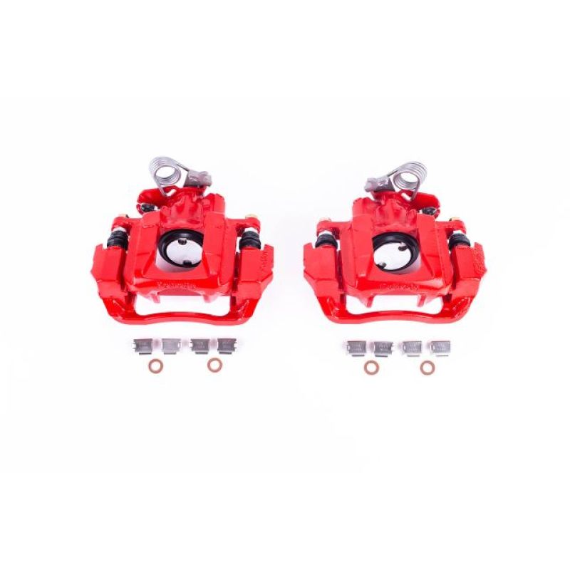 PowerStop Power Stop 2009 Ford Flex Rear Red Calipers w/Brackets - Pair