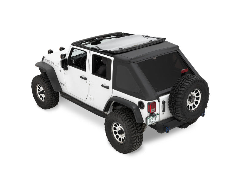 Bestop 07-18 Jeep Wrangler JK 4-Door Ascent (Black Diamond)