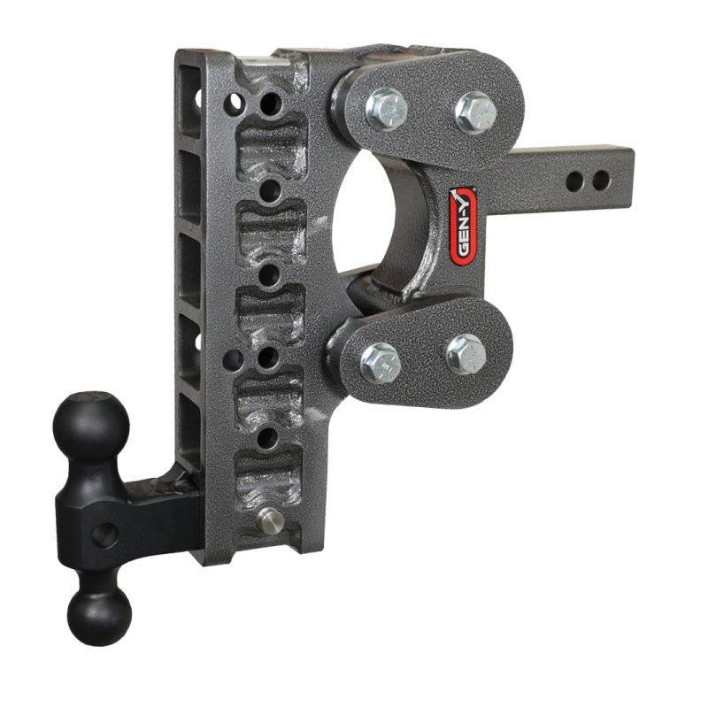 GEN-Y Hitch Gen-Y The Boss Torsion-Flex 3in Shank 12in Drop 2.4K TW 21K Hitch w/GH-061 Dual-Ball