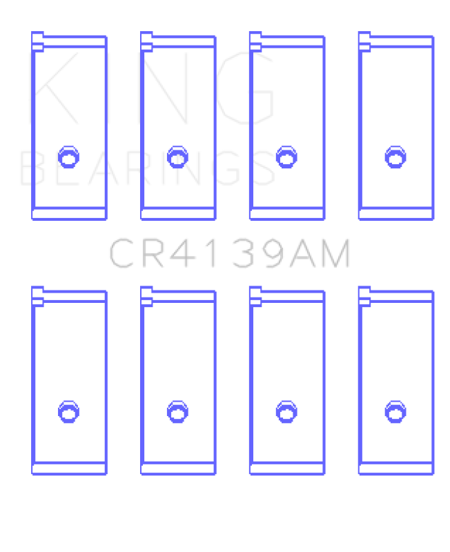 King Engine Bearings King Honda 91CI/1.5L D15A2/D15A3/D15B1/D15B2/D15B7/D15B8/D15Z1 (Size +0.75) Rod Bearing Set