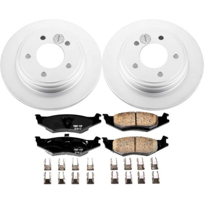 PowerStop Power Stop 93-94 Chrysler Concorde Rear Z17 Evolution Geomet Coated Brake Kit