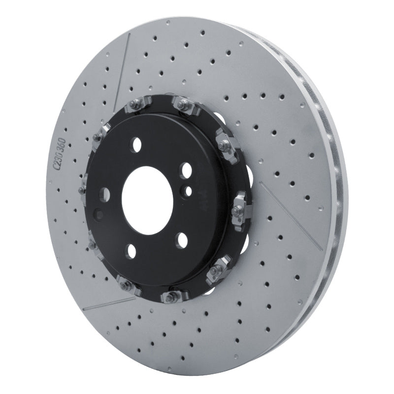 DFC 07-25 Mercedes-Benz E63 AMG Front Drilled and Slotted Hi-Carbon Alloy Geomet Coated Rotor