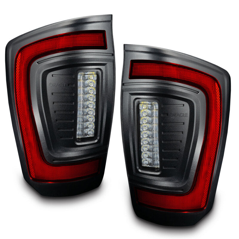 Oracle Lighting 16-23 Gen 3 Toyota Tacoma Black Series Flush Style LED Tail Lights