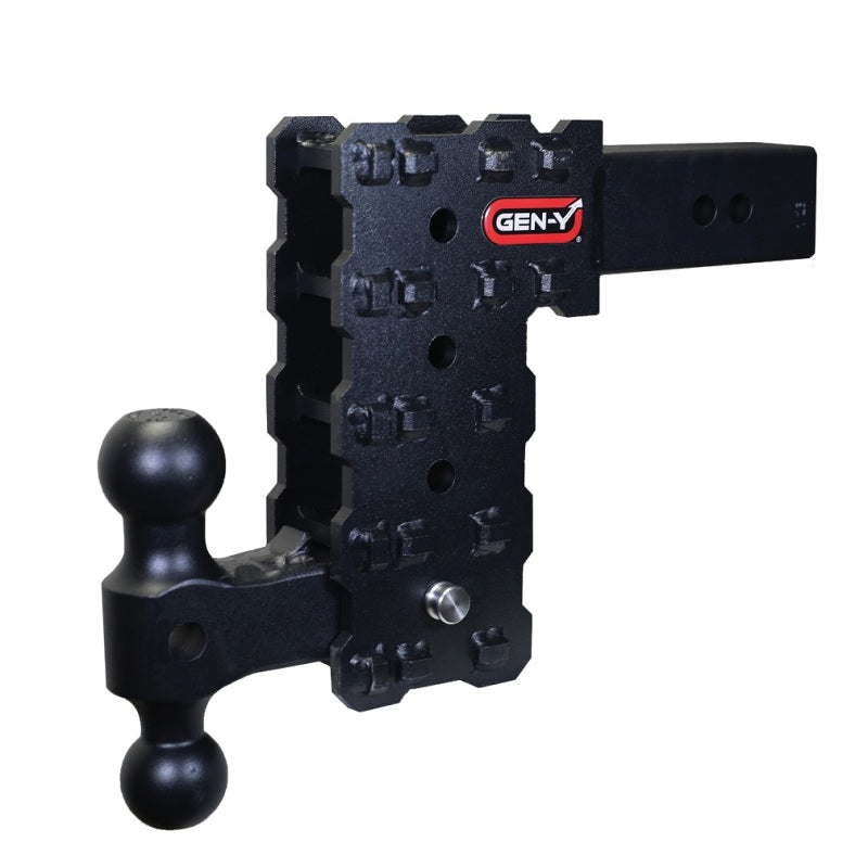 GEN-Y Hitch Gen-Y Phantom-X 2.5in Solid Shank 7.5in Drop 1.6K TW 16K Hitch w/GH-051 (No Flat Towing)