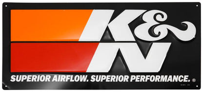 K&N Engineering K&N Embossed Metal Sign 9in H x 20in W