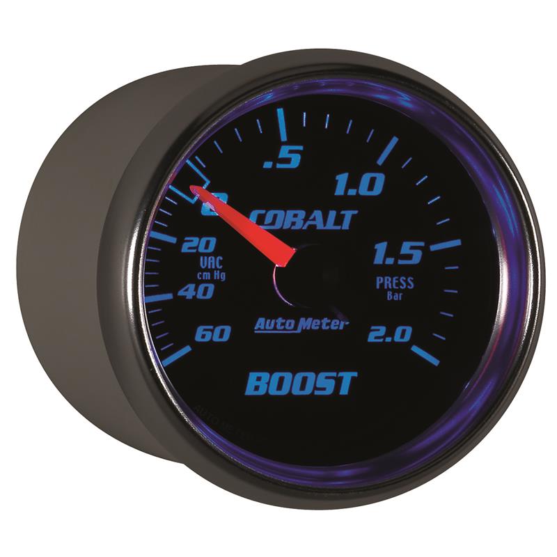 Autometer Cobalt 52mm 2 BAR Mechanical Boost Gauge