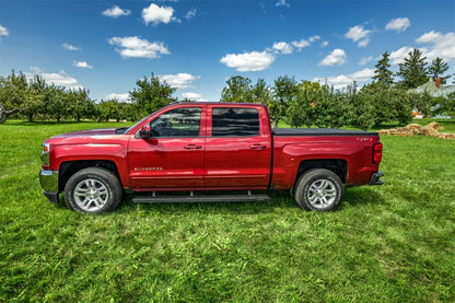 N-Fab Growler Fleet 07-18 Chevy/GMC 1500 / 08-10 Chevy/GMC 2500 Quad Cab - Cab Length - Tex. Black