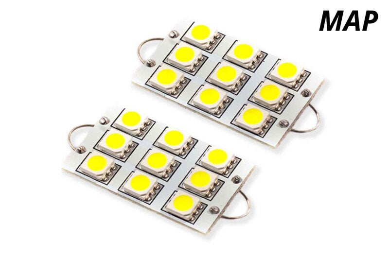 Diode Dynamics 44mm SML8 LED Bulb - Amber (Pair)