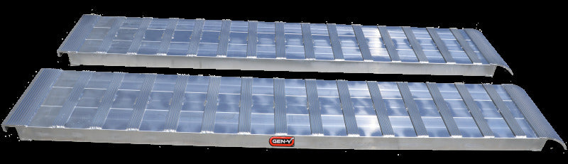 GEN-Y Hitch Gen-Y Extreme-Duty 6ft Aluminum Loading Ramps 15in x 72in 5K Capacity Per Ramp - Pair