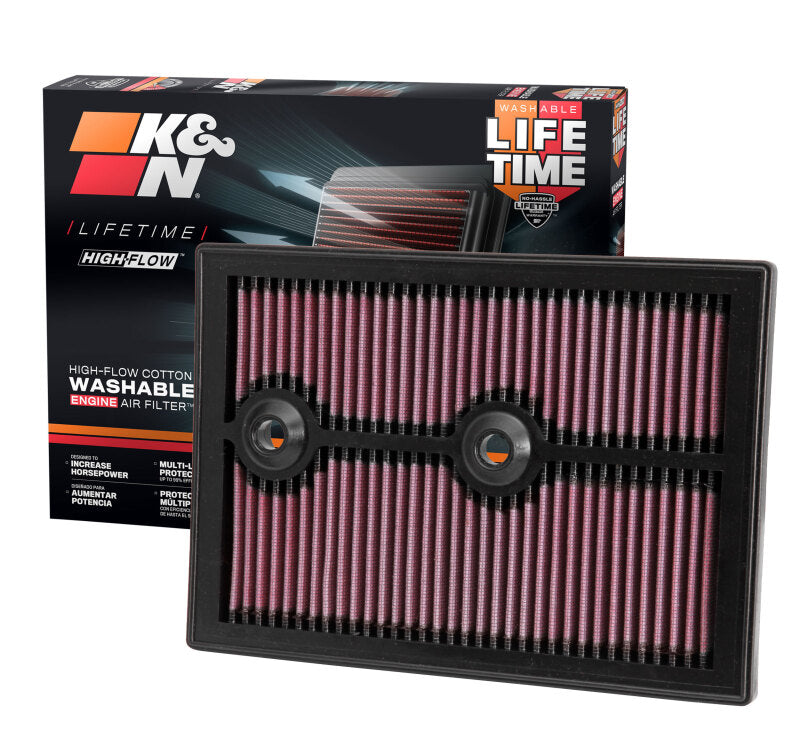 K&N Engineering K&N Replacement Air Filter 12 -13 VW Golf VII 1.2L/1.4L / 12-13 Polo GT 1.4L / 13 Audi A3 1.4L