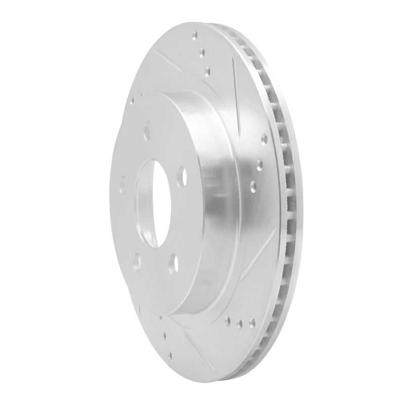 R1 Concepts R1 93-97 Chevrolet Camaro Rear Right Drilled & Slotted Silver Brake Rotor