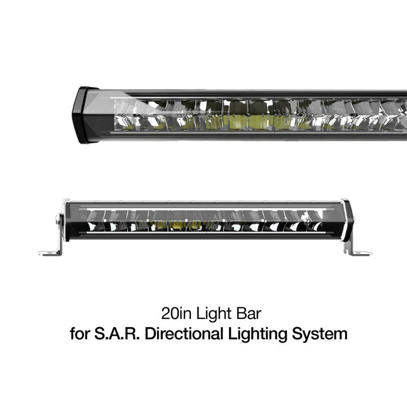 XKGLOW XK Glow White Housing SAR Light Bar - Emergency Search and Rescue Light 20In