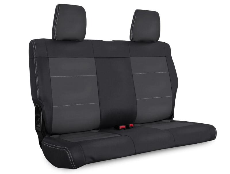 PRP Seats PRP 07 Jeep Wrangler JKU Rear Seat Cover/4 door - Black/Grey
