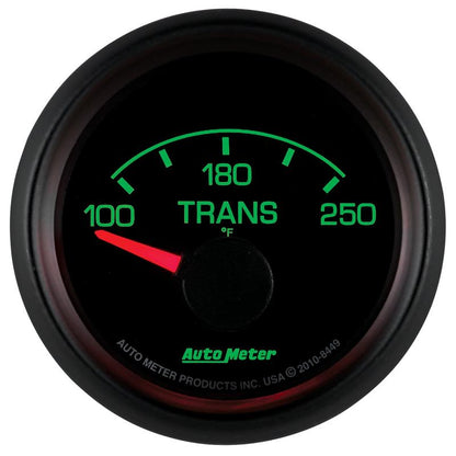 Autometer Factory Match Ford 52.4mm Short Sweep Electronic 100-250 Deg F Transmission Temp Gauge