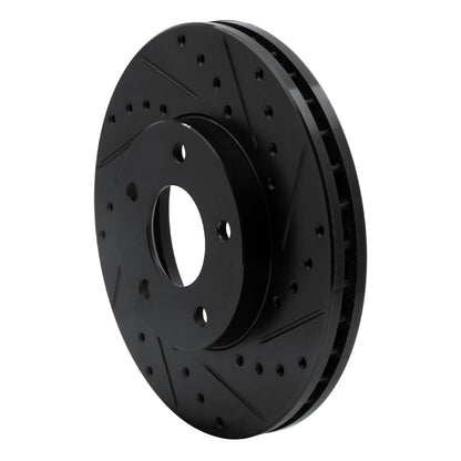 R1 Concepts R1 02-07 Nissan X-Trail (Mexico) Front Right Drilled & Slotted Black Brake Rotor