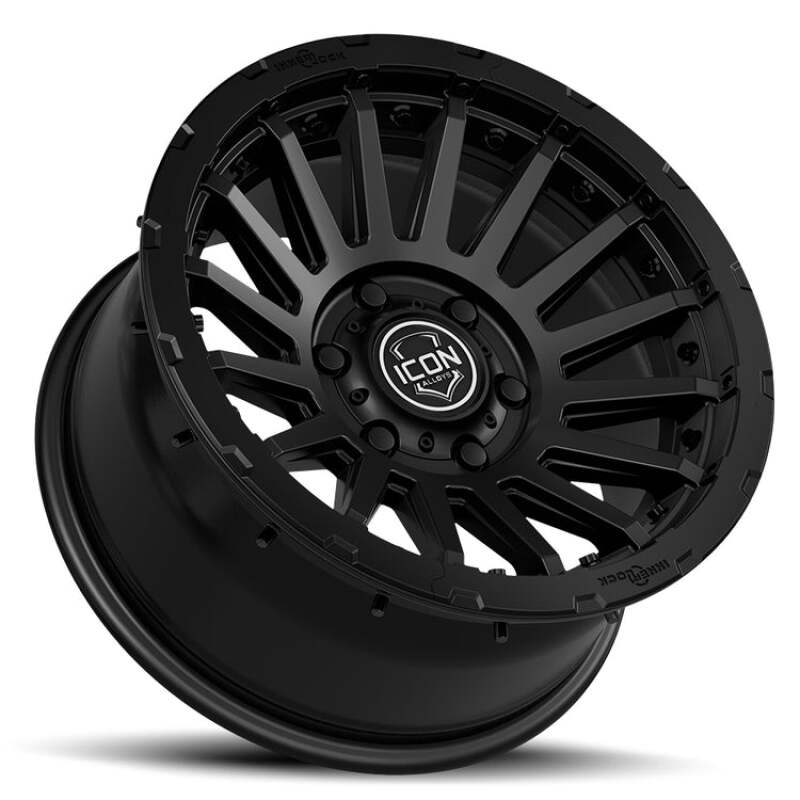 ICON Alloys Recon Pro Satin Black - 18x9 / 6x5.5 / 0mm / 5in BS