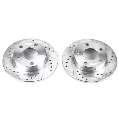 PowerStop Power Stop 96-01 Audi A4 Quattro Rear Evolution Drilled & Slotted Rotors - Pair