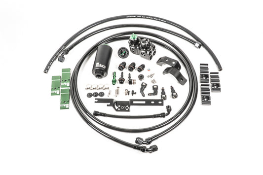 Radium Engineering 17-21 Honda Civic Type-R Fuel Hanger Plumbing Kit - Microglass Filter