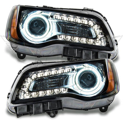 ORACLE Lighting Oracle 11-14 Chrysler 300C SMD HL - Black - NON HID - Red