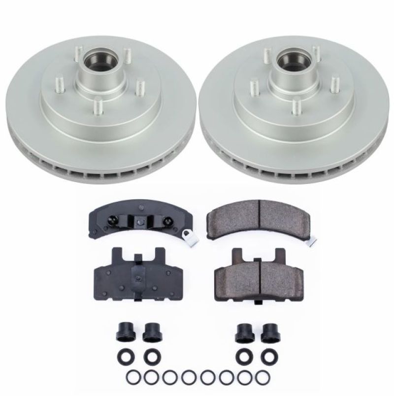 PowerStop Power Stop 95-99 Chevrolet C1500 Front Z17 Evolution Geomet Coated Brake Kit