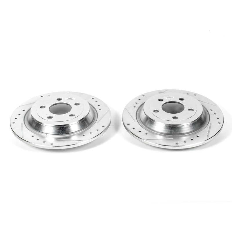 PowerStop Power Stop 15-17 Ford F-150 Rear Evolution Drilled & Slotted Rotors - Pair