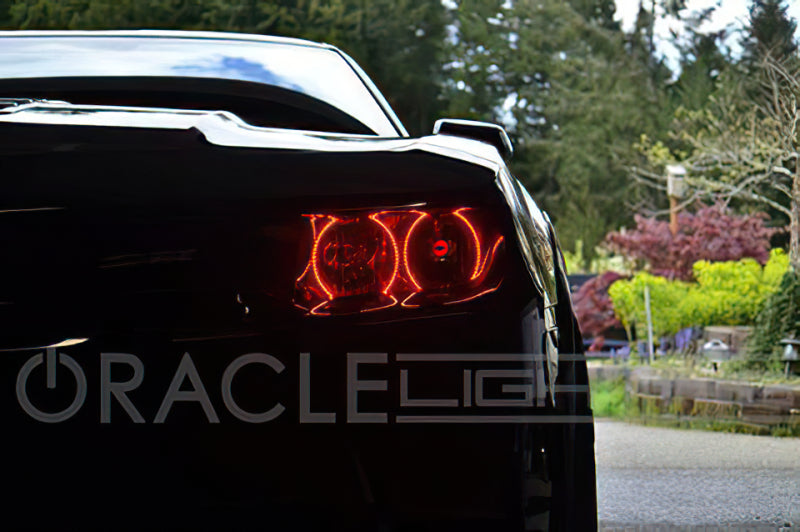 ORACLE Lighting Oracle Chevrolet Camaro Non-RS 14-15 LED Dual Halo Kit Round Style - Blue