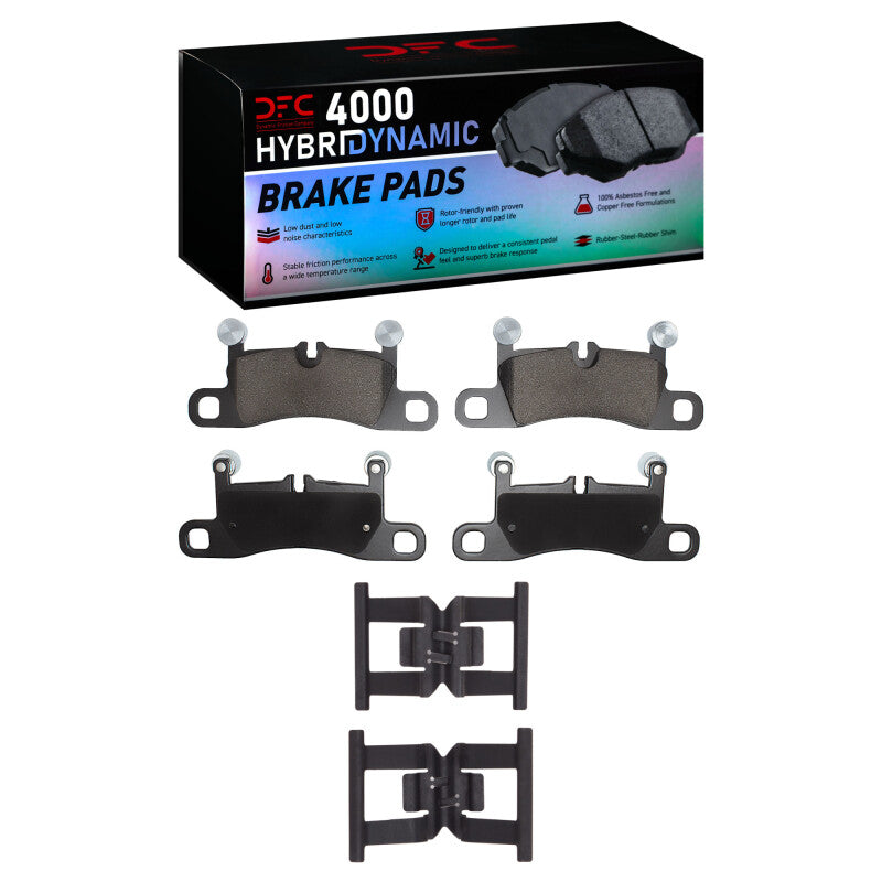 DFC 12-23 Porsche 718 Cayman Rear 4000 HybriDynamic Brake Pads and Hardware Kit
