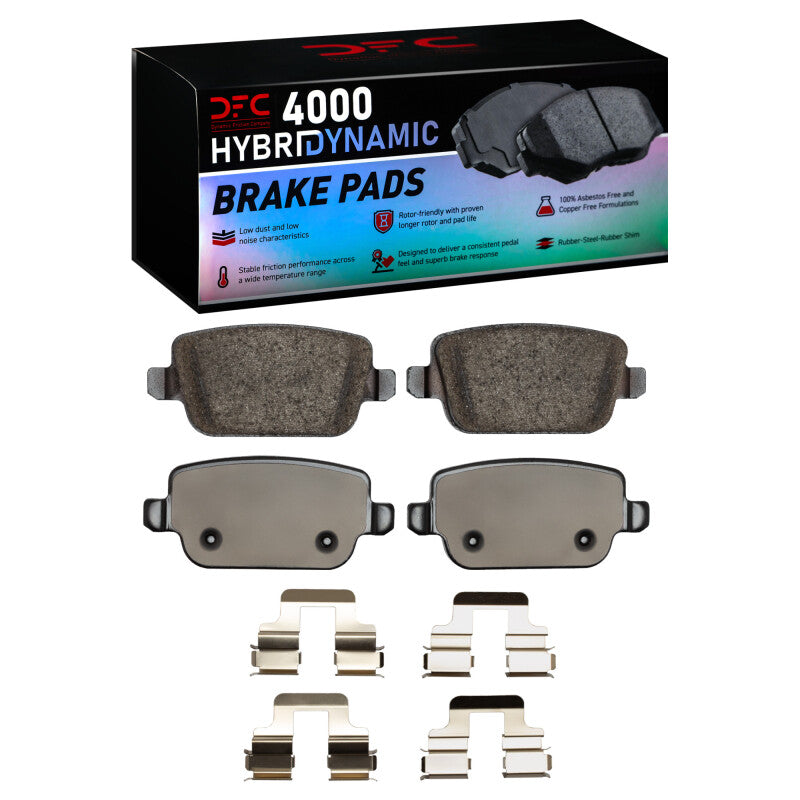 DFC 07-10 Volvo S80 Rear 4000 HybriDynamic Brake Pads and Hardware Kit