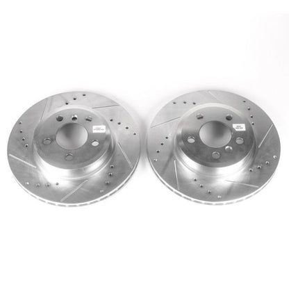 PowerStop Power Stop 04-10 BMW X3 Front Evolution Drilled & Slotted Rotors - Pair