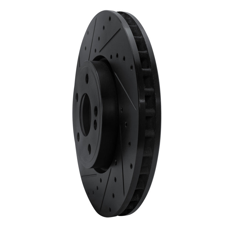 R1 Concepts R1 19-26 Mercedes-Benz A220 Front Left Drilled & Slotted Black Brake Rotor