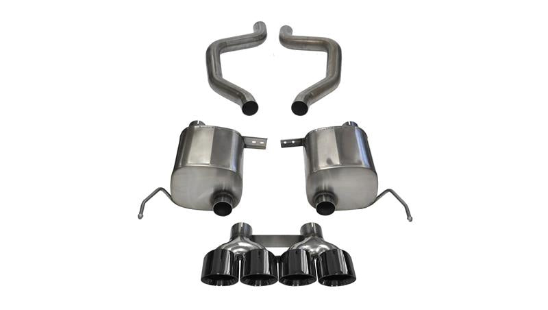 CORSA Performance Corsa 17-19 Chevy Corvette Z06 2.75in Axle Back Exhaust Black Dual Rear Exit Quad 4.5in Tip (Sport)