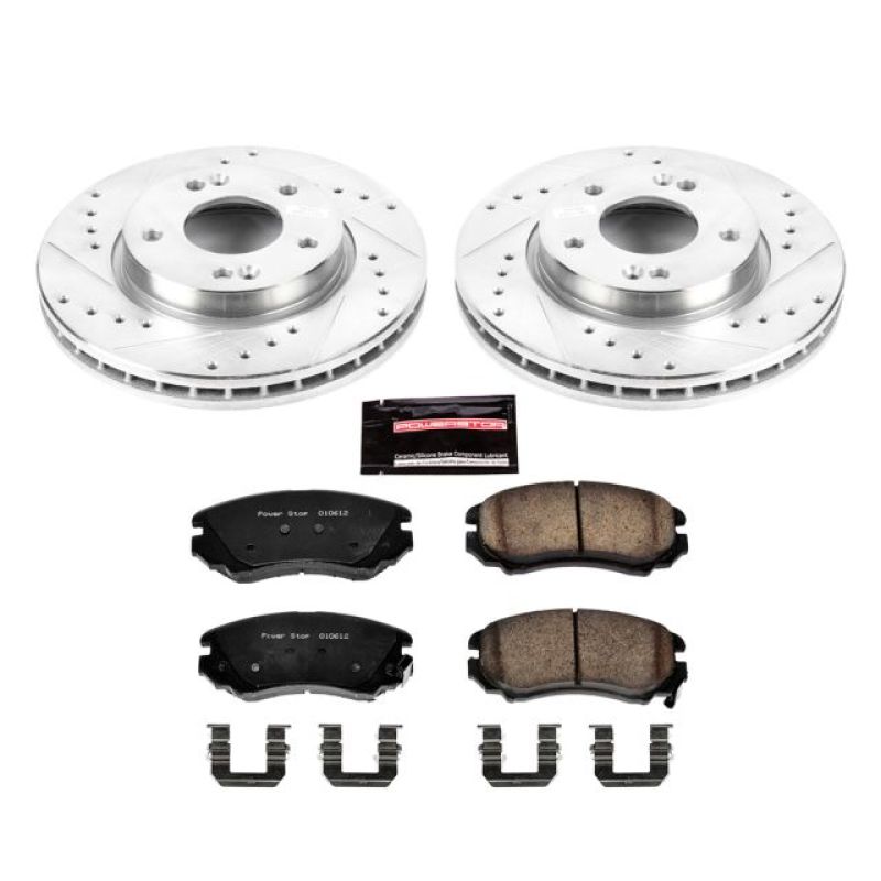 PowerStop Power Stop 07-10 Hyundai Elantra Front Z23 Evolution Sport Brake Kit